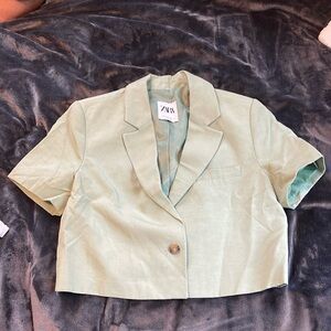 Zara Short Sleeve Blazer